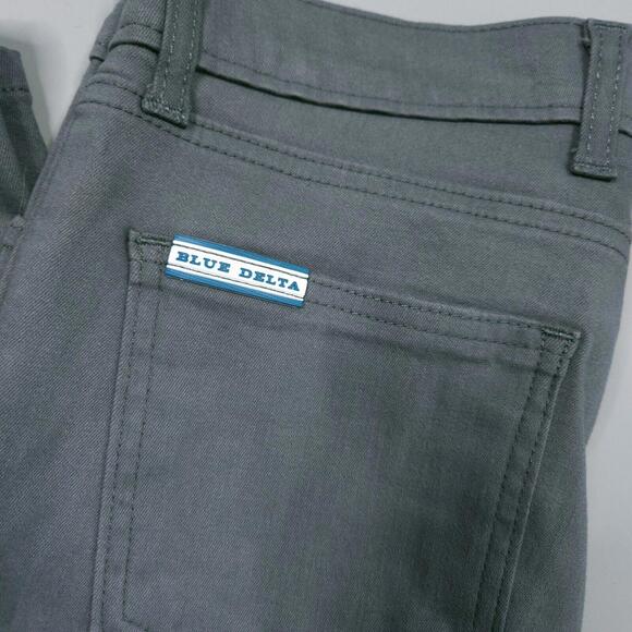 Blue Delta B Yonke Straight Gray Bespoke Designer Soft Jeans 31x26 - Picture 4 of 8